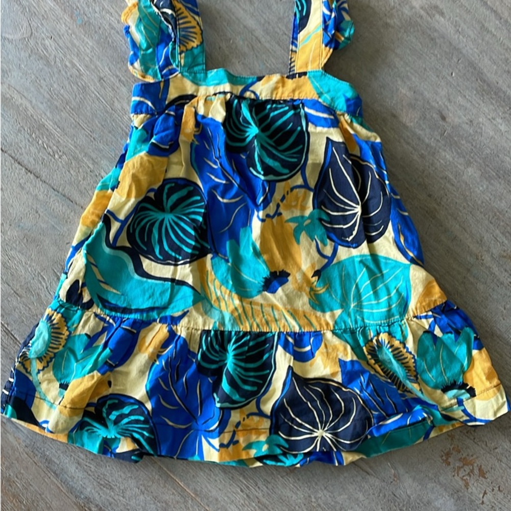 Patagonia Kids Dress in Blue and Yellow
